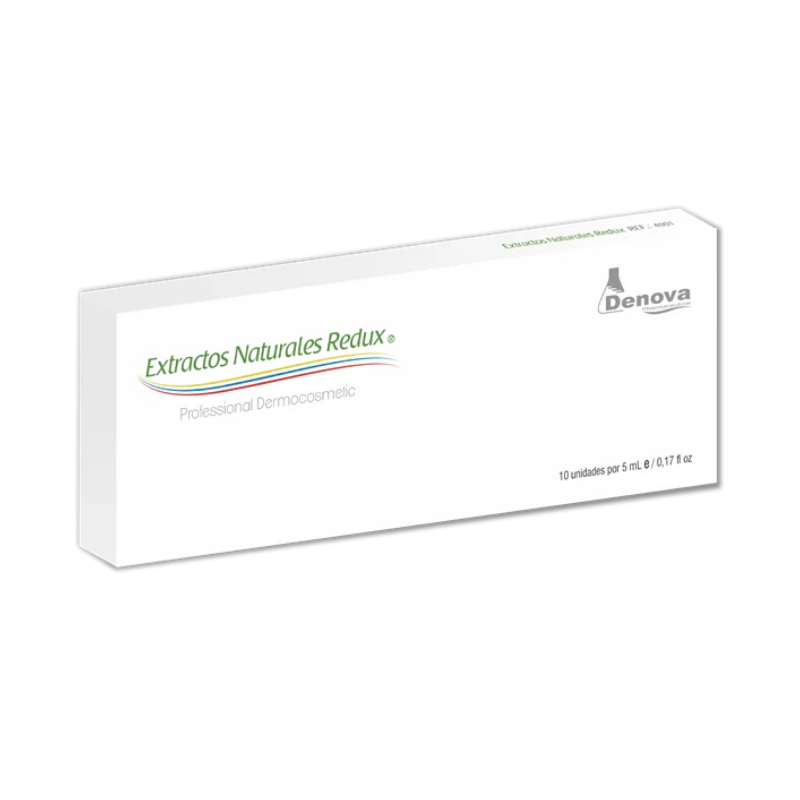 Extractos Naturales Redux By Denova. Ampollas Quema Grasa Corporal - Anticelulitis - 10Amp x 5 ml