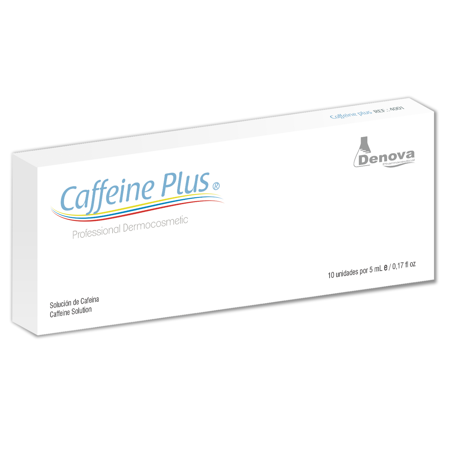 CAFFEINE PLUS By Denova Complejo Liporeductor - Tratamiento Anticelulítico  - 10Amp x 5ml