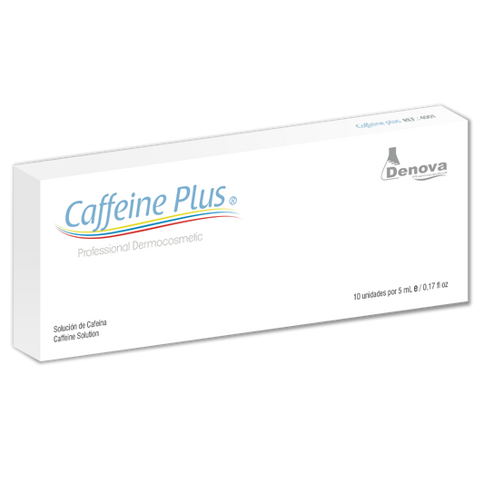 CAFFEINE PLUS By Denova Complejo Liporeductor - Tratamiento Anticelulítico  - 10Amp x 5ml