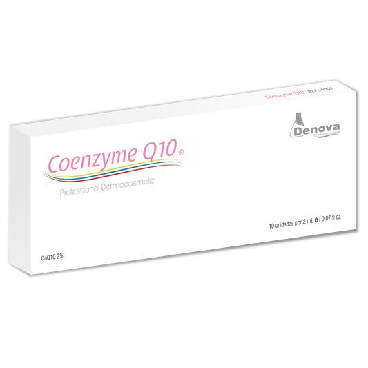 Coenzyme Q10 By Denova - Antioxidante, Antiarrugas, Humectante - 10Amp x 2ml