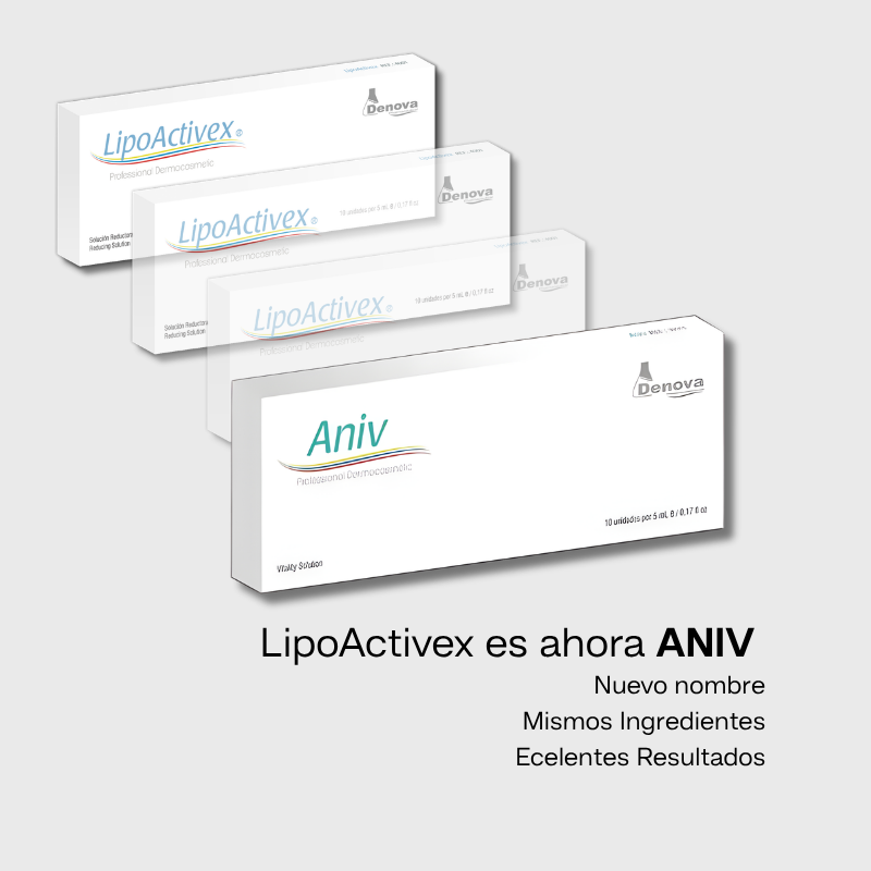 LipoActivex (AHORA ANIV) Reductor Corporal - Alcachofa, L-Carnitina, Silicio Orgánico, Fosfatidilcolina - 10Amp x 5 ml