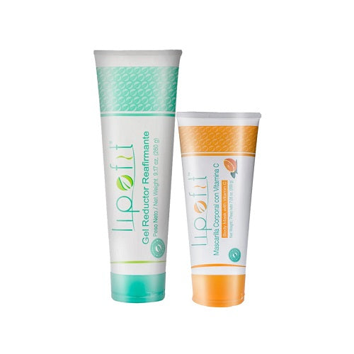 Lipofit Kit - Lipofit Gel Reductor Reafirmante y Mascarilla Corporal Reafirmante con Vitamina C